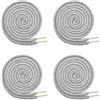 LEEWYOU 4 Pezzi Cordoncini di Ricambio con Coulisse, Cordoncino per Pantaloni Cotone con Cordoncino per Infila Flessibile per Pantaloni Della Tuta Felpe con Cappuccio Scrubs Giacche (Cenere)