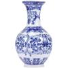 Artibetter Vaso Porcellana Blu E Bianco Cinese Ceramica 5.5 Pollici Contenitore Floreale Decorativo per Fiori Secchi E Piante D'appartamento Elegante Ornamento Per Ufficio