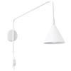 SOLLUX lighting Lampada da Parete - Applique da Parete - Acciaio - 1 Paralume - Lampadina LED - Bianco Nox