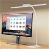 KableRika Lampada LED Regolabile - Luce diurna senza sfarfallio, protezione occhi, 4 temp + 4 livelli luminosità, collo flessibile - Per smart working, lettura, schermo - Bianco