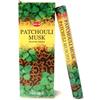 HEM Incenso profumo Patchouli Musk. Set di 100 bastoncini marca Hem