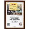 3-B BARI RUSTICO Cornice per foto - marrone scuro/oro - 21x29,7 cm (A4) cornice in legno di pino con vetro acrilico
