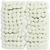 PETERMALLON 144 fioriere bianche artificiali, mini rose artificiali per artigianato, piccole rose finte, fiori per il fai da te, matrimoni, feste, festival, decorazioni floreali, 2,5 cm
