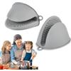 Norhogo Coppia Presine in Silicone da Cucina, Mini Guanto da Forno Antiscivolo, Guanto da Cucina in Confezione Doppia per Cucinare, Cuocere, Grigliare e Barbecue