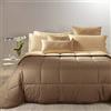 Caleffi 69628 Cotone Bicolor Trapunta per Matrimoniale Letto, Moka (9153)