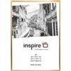 Hampton Frames Cornice per poster A2 42x59 cm oro | Plexi infrangibile, leggera, backloader | Per foto, poster, opere d'arte, casa, ufficio, studio