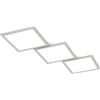 Lucande Plafoniera LED dimmerabile a controllo remoto (Moderno) colore Grigio, in Alluminio ad es. Cucina lampadina inclusa lampada plafoniera