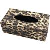 YOYUMI Porta Fazzoletti Scatola Per Fazzoletti Con Stampa Leopardata Scatola Per Fazzoletti Di Carta Europea Scatola Per Fazzoletti Da Scrivania 24 * 12.5 * 8.5cm