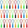 DONQL Cerniera Tira Sostituzione, 30 Pezzi Tiretti per Cerniere, Cursore Cerniera Ricambio Universale, Cursori per Cerniere Lampo, Tiretto per Zip, per Borsa, Vestiti, Jeans, Valigia, Zaino(5 Colori)