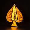 LJJ Espositore per Bottiglie di Vino, Portabottiglie LED Illuminato Bottiglia per Birra, Vino, Champagne, Prosecco,E