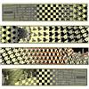 Artopweb TW15569 ESCHER Metamorphosis II, 1940 (4 MDF Panels) Decorative Panel, Wood MDF, Multicolour, 100x22 Cm
