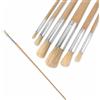 woplus Pennello piccolo con setole rotonde, diverse dimensioni o set (6 pezzi, 8 mm)