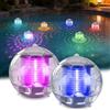 XPJBKC Luci per Piscina Fuori Terra Solari Galleggianti, 2 Palla Luminosa Luci Galleggianti per Piscina, Palla luci LED piscina Galleggianti Lampada a Sfera Solare per Piscine, Feste, Giardini