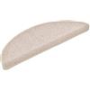 vidaXL Tappetini per Scale 15 pz 56x17x3 cm Talpa Semicircolari