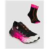 X-Bionic Scarpe Da Corsa Trail Unisex X-bionic Terraskin X00/c Nero-rosa-bianco + Calzini Tecnici