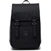 Herschel Retreat Backpack Zaino, Nero Tono su Tono (Edizione Limitata), Mini-10L Unisex-Adulto