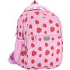 sarcia.eu Zaino scolastico RINFORZATO a TRE SCOMPARTI per ragazze, con catarifrangenti, in fragola, rosa 40x29x20cm, 23 l (Fraise rose)