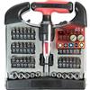 Werkzeyt con:P, Cacciavite a cricchetto con Impugnatura a T e Set di Inserti, 48 pz., B20601