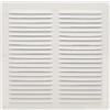 Amig - Griglia Quadrata in Alluminio con Zanzariera | Griglie di Ventilazione per Uscita d'Aria | Ideale per Soffitto di Cucina e Bagno | Misure 250 x 250 mm | Colore Bianco