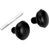 newliplace Set di pomelli per porte interne, stile vintage, con mandrino, antichi pomelli di ricambio per porte interne, nero opaco