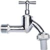 Cornat Waterful TEC300601 Rubinetto in Ottone Cromato per Fontanella Giardino 1/2 x 3/4