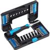 Meistercraft 3391640 - Set di punte per meccanici di precisione, 37 pezzi, in pratica scatola di plastica, kit di riparazione per smartphone, PC, orologi, occhiali, ecc