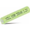 XCell 136423 - Batteria AAAA standard flattop (altezza 39,9 mm, ø 8,5 mm, tensione 1,2 V, peso 8,5 g, 300 mAh)