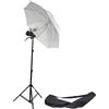 DynaSun Kit MM2 S200 LED 400W 2in1 Illuminatore Compatto da Studio Professionale Completo per Studio Fotografico, Foto e Video
