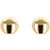 MILOR Orecchini a lobo donna in oro 9Kt - Orecchini anallergici e Ipoallergenici a Bottone - Gioielli made in Italy - Regalo per Anniversari, Festa Mamma, Festa Donna, Compleanni