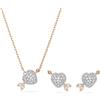 Swarovski Set Idyllia, collana con pendente e orecchini, 5745580