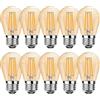 ProCrus Lampadina LED Vintage DimmerabileG45 E27 LED 4W,Bianco Caldo 2700K,Sostituzione per Lampadine da 35W,350LM,Lampadina LED E27 Edison,Dimmerabile,Ambra,Confezione da 10
