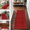 Wassly Tappeto Passatoia Cucina Antiscivolo Lavabile Lungo Tappeti Runner ingresso interno Camera dei Bambini 40X250CM Moderno Antimacchia Tappeto Corridoio Rosso Astratto Tappetini bagno Entrata Soggiorno