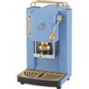 FABER COFFEE MACHINES | 3.0 PRO ESSENTIAL | Macchina Caffè ESE 44mm Compatta con, Tanica in Vetro, Portacialda Estraibile e Pressacialda Ottone Regolabile (Turquaise, OTTONE)