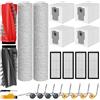 Homruich 21 Pezzi Accessori per Roborock Qrevo Curv 2 Flow Aspiratore | Qrevo Curv 2 Flow Ricambio,1 Spazzola Principale, 2 Asciugamani a rullo, 4 Filtri, 4 Sacchi di Polvere, 8 Spazzole Laterali