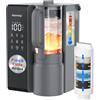 Waterdrop WD-M1 Filtro Acqua Osmosi Inversa Banco, 𝐂𝐚𝐥𝐝𝐚 Acqua Sistema di Osmosi Inversa da Banco, 7 Temperatura Opzioni, 6 Stadi Purificazione, 3:1 Puro a Scarico, Nessuna Installazione