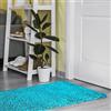 Mazovia Tappeto Lavabile a Pelo Longo - Shaggy Tappeto per Cucina Moderni - Tappeto Corridoio - Tappeto Passatoia Cucina - Tappeti Cucina - Turchese Acqua 100 x 250 cm