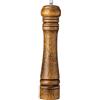 FUYTERY Macina sale e pepe in legno con rotore in ceramica regolabile per spezie ricaricabili (1, 10'')