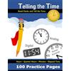 Libro Studio LLC Telling the Time: 100 Practice Pages | Tell Time | Learn to Read Clocks | Elapsed Time | Roman Numerals | a.m. and p.m. | 24-hour clock systems | ... Math Workbook with Answer Key (Ages 6-10)