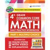 Argo Brothers 4th Grade Common Core Math: Daily Practice Workbook - Part I: Multiple Choice | 1000+ Practice Questions and Video Explanations | Argo Brothers