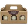 LA BOTTEGA DEGLI ANGELI GOLOSI TRIS Burro Bianco, Tartufo d'Estate a Fette,Crema Funghi Porcini e Tartufo Bianco (B)