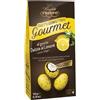 CAIYA Crispo Ovetti Confettati Gourmet Cioccolato Fondente al gusto Delizia al Limone 150g