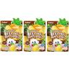 Generico 3 confezioni di Caramelle Morbide e Sgusciabili -Peeling Soft Candy- Gusto ANANAS 75 Grammi