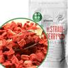 ZINGY ZOO Cubi Grandi Fragole Liofilizzate Senza Zucchero | 100% Naturale Frutta Liofilizzata | Freeze Dried Fruit Strawberry Frutti di Bosco Disidratati | Fruti Rossi Disidratati | Fragola Secche ZingyZoo