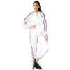 Everlast P00000373 Tuta da Sauna antimicrobica Bianco/Viola S/M