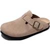 GUOLUOFEI Pantofole da donna memory foam, Scarpe Carino Comodo Interno Esterno per donna/grils/signore, Marrone, 35.5 EU