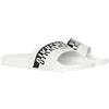 Bikkembergs Ciabatta uomo fascia mare o piscina slide beachwear con logo articolo BKK2MSR03 serie: half logo, White, 40