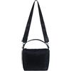 L'AURA Astuccio Big tracolla glitter nero. Borsa a mano/spalla/tracolla 100% Hand Made. Borsa da donna ragazza da giorno o sera per shopping, mare o sport