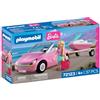 PLAYMOBIL Barbie Cabrio | Decappottabile con rimorchio e moto d'acqua | Avventure estive con Barbie sulla costa di Malibu | Divertimento con veicoli e acqua