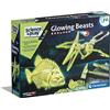 Clementoni Scienza e Gioco Lab - Glowing Beasts, Kit Paleontologo per Bambini 7+ Anni, Scavo Fossili Pteranodonte e Piranha Preistorico, Scheletri Fluorescenti, Made in Italy, Esclusiva Amazon, 19311