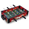 Carromco Fast-Kick-XM Mini Kicker - Tavolino da calcio balilla compatto con sistema a scatto, 2 palline, 4 aste, 12 giocatori in rosso-nero, 51 x 31 x 9,7 cm - Mini tavolo da calcio balilla per casa